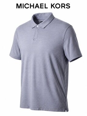 Michael Kors Men’s Light Lavender Striped Polo